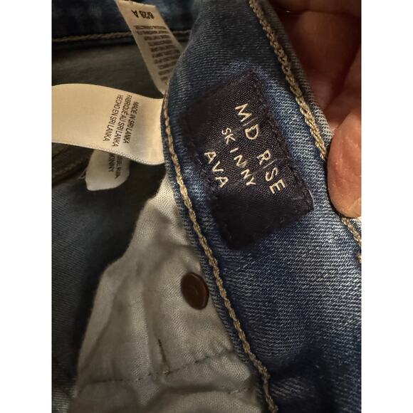 Lucky Brand Ava Mid-Rise Skinny Jeans Size 28/6 - Picture 9 of 14